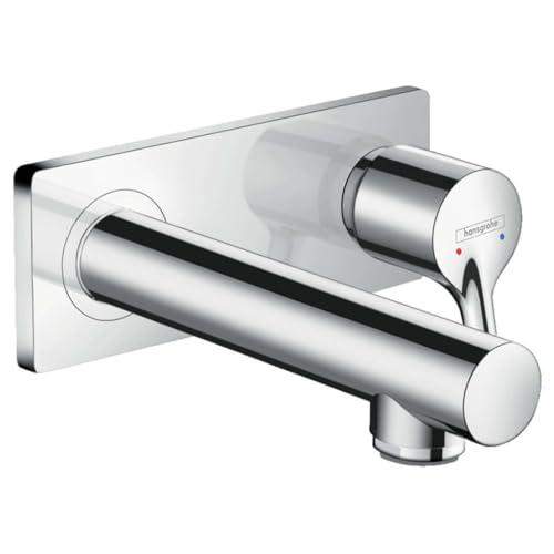 hansgrohe Talis S Grifo Monomando de Lavabo Empotrado con Caño 16.5 cm, Cromo, 72110000
