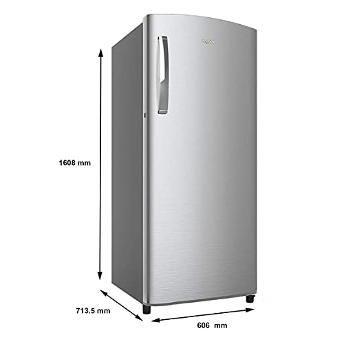 Image of Whirlpool 274 L 4 Star Inverter Direct-Cool Single Door Refrigerator (305 IMPRO PLUS PRM 4S INV ALPHA STEEL-Z, Alpha Steel, Auto Defrost Technology, 2023 Model)