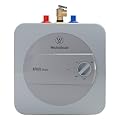 Westinghouse Electric Mini Tank Water Heater - 1.3 Gallon Point of Use Instant Hot Water 120V 1440W - Small Hot Water, Under Sink - Wall or Floor Mounted, Easy to Install, UL Listed