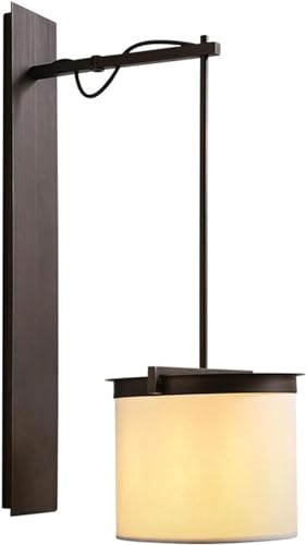 Lampe de chevet suspendue en tissu pour ambiance cocooning chambre