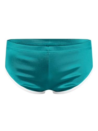 Moily Mens Low Waist Bikini Thongs Hipster Panty Shiny Satin Frilly Sissy Lingerie Hot Pants Trunks Shorts
