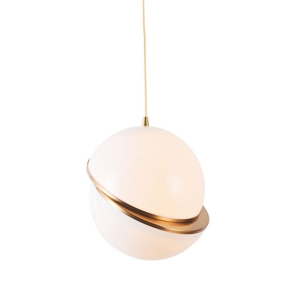 Lámpara colgante dorada de diseño de bola para proyectos de iluminación interior de lujo