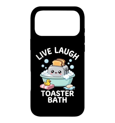 Live�ALaugh�AToaster Bath ? �������Ȃ��Ƃ킴����Ȃ��킢���~�[�� �X�}�z�P�[�X iPhone 17 Pro Max �p
