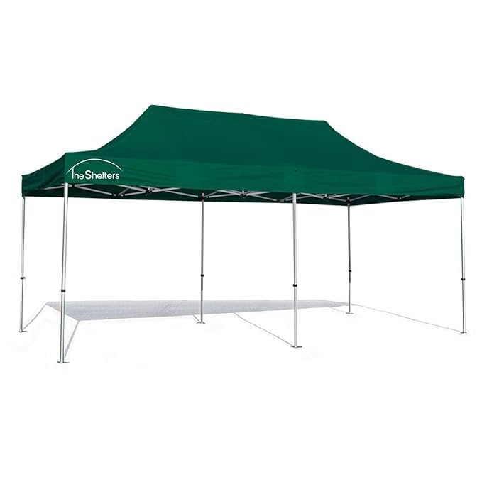 Image of THESHELTERS - 10x20 ft Outdoor Canopy Tent, Instant Foldable & Pop up Garden Gazebo Tent for Decoration, Party, Event, Wedding & Camping
