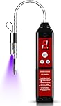 Refrigerant Leak Detector for HVAC & Automotive AC, WJL-6000pro Freon Leak Detector with UV & LED Light AC Sniffer for R22 R410A R134A R1234YF CFCs HCFCs HFCs Automotive Gas Finder