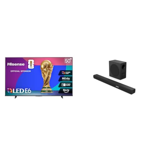 Image of Bundle of Hisense 50 inch E6 with AX3100Q