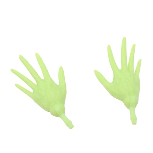 Replacement Parts for Collectible Monster High Venus McFlytrap Doll BDF09 - Set of Replacement Hands - Left and Right - Green