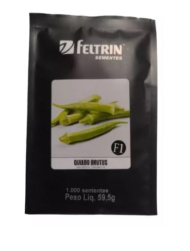 Semente De Quiabo Híbrido Brutus Feltrin - 1.000 Sementes