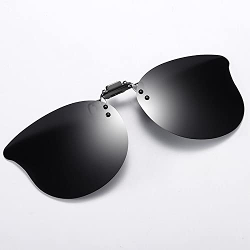 Polarized Cat Eye Clip On Sunglasses Flip Up Lens Over Prescription Glasses Rimless Eyewear UV Protection for Women Men2