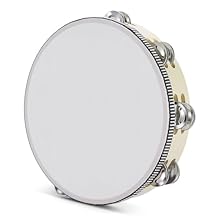 Get Creative - Accentuate the guitar rhythm or drum beat and add color to every performance. Tambourines are essential musical instruments to keep on hand in any recording studio. Crisp and Clear Sound - With a double row of zills, these tambourines ...