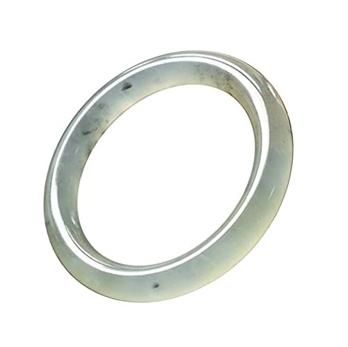 Bracelet en jade véritable Xiuyu classique rond poli main avec son écrin de luxe