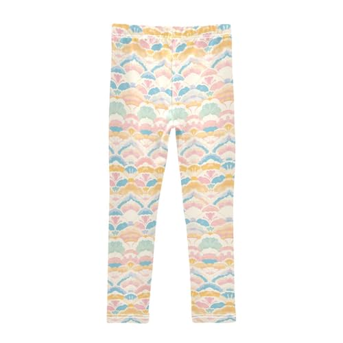 KLL Vintage Mandala Toddler Girls Cotton Leggings Soft Full Length Leg Yoga Pants Gym2