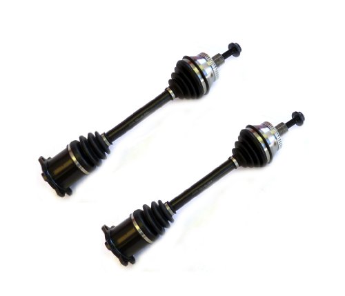 DTA VW71767176A front Left Right Pair - 2 New Premium CV Axles (Drive Axle Assembly) Compatible with 2002-2008 A4 With Automatic Transmission Only (Will NOT Fit A4 Quattro)