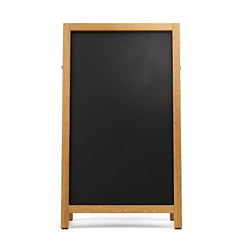 Industrial Chalk Boards With Frame By Versachalk (42X24" Industrial, Porcelain, Double Sided) A Frame Chalkboard Sign For Business, Bistro Bar, Sandwich Menu, Sidewalk, Signage Classroom, Wedding #TOP1