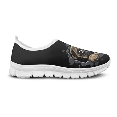 Image of Jeiento Cute Dog Women's Casual Slip On Shoes Loafers Sneakers for Women