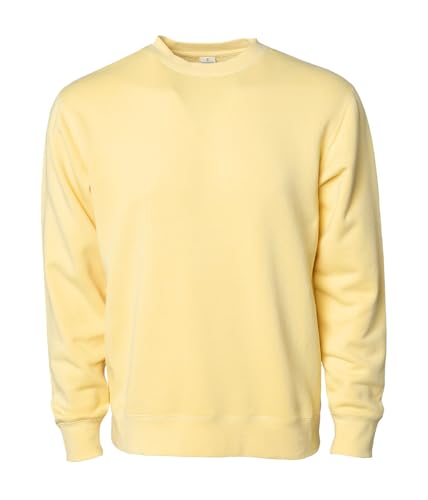 Garment Dyed Crewneck Sweatshirt - Banana XL