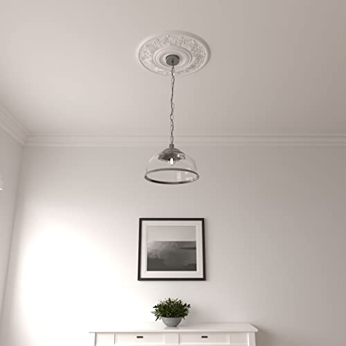 Ekena Millwork Cm20Vi Vienna Ceiling Medallion, 20"Od X 3 1/2"Id X 1 1/2"P, Factory Primed #TOP7