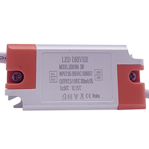 Image of LED Driver 300mA 600mA 900mA 1-3w 4-7w 8-12w 12-18w 18-25w 25-36w LED Constant Current Driver Power Unit Supply for LED Bulb Transformers (1-3W 300mA)