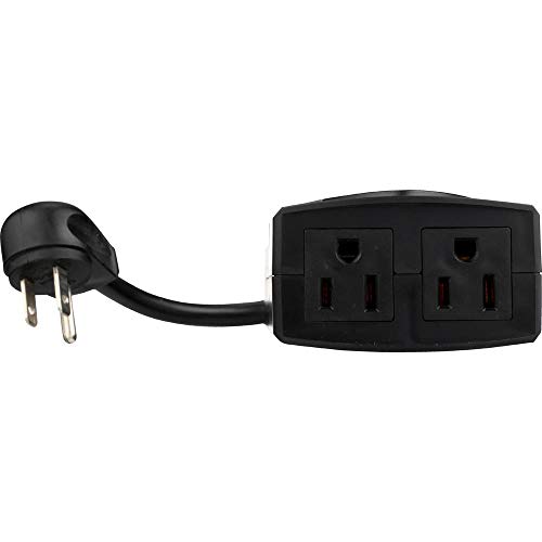 Westek Tm1613Dolb Outdoor Grounded Daily Mechanical Timer, Dual Outlet, Black #TOP6