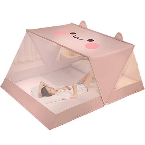 Moustiquaire de lit sans fond pliable pour dormir sans piqûre d'insecte