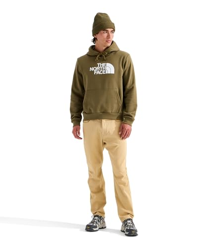 Image of THE NORTH FACE Men's Evolution Half Dome Hoodie | Sweatshirt With 2 Piece Hood, Adjustable Drawcord, Kangaroo Hand Pocket