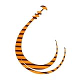 シマノ(SHIMANO) タイラバネクタイ 炎月 シングルカーリー M ED-R04W 011 ゼブラオレンジ