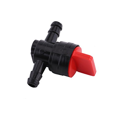 Image of Motorcycle Fuel Shut Off Valve,1 /4 inch Petcock Fuel Shutoff Valve with 6mm Pipe Hose for Briggs Stratton Moto Pit Motorized Bike