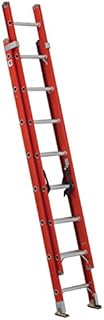 Louisville Ladder FE3216 Fiberglass Extension Ladder 300-Pound Capacity, 16-foot, Type IA , Orange