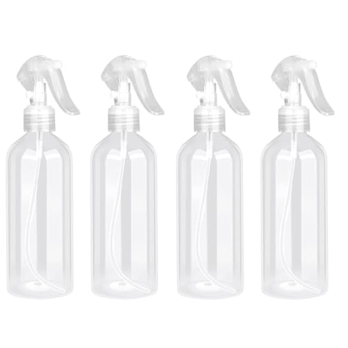スプレーボトル アルコール対応 霧吹き 極細ミスト100ml 4個 大容量 空ボトル 噴霧器 詰め替え容器 詰替ボトル 消毒 除菌 手指消毒機 軽量 遮光 園芸 植物用 清掃用 美髪師用 家用 透明