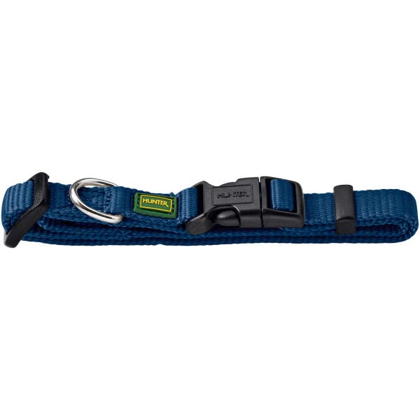 HUNTER VARIO BASIC Hundehalsung, Hundehalsband, robust, geschmeidig, Klickverschluss, M/1,5, orange