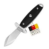 Picture of Aihomo German Stainless Steel Oyster Knife, Seafood Opener Tool, with Cut-Resistant Hand Protection Design, Wide Blade Oyster Knives Suitable for Shucking Various Shellfish, Seafood gadgets