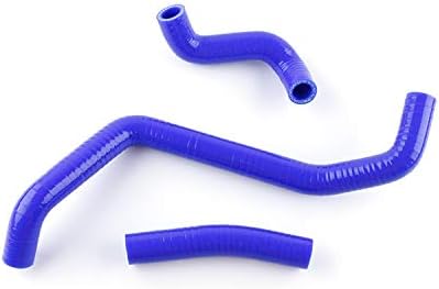 3 Layer Silicone Radiator Coolant Hose Kit for Can-Am Can Am Bombardier DS650 DS 650 2000-2007 06 05 04 03 02 01 Radiator Heater Ancillary Hose Pipe (Blue)