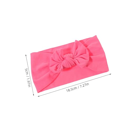 8 Unidades Tiaras De Náilon Tiara De Foto De Bebê Faixa De Cabelo Para Fotografia De Bebê Elásticos