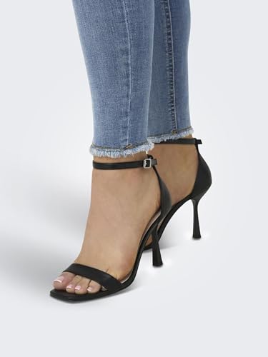 ONLY Damen Onlblush Mid Sk ANK Raw Rea333noos Jeans, Light Blue Denim, M / 30L EU – Ansicht 8