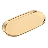 Organizer für Schmuck, Aufbewahrungsfach für Badezimmer, Vanity Tray, Schmuckablage, Ohrringständer, Juweliergeschäft, dekoratives Tablett, Maschinen zur Herstellung von Parfüm, Schmuckablage, Glanz, kein Geruch, keine Oxidation und Korrosionsschutzwirkung.