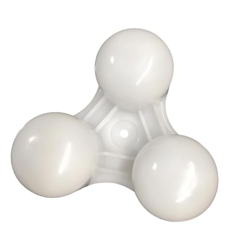 YWMJZEU Bola de Masaje Repuesto de Masajeador Profesional Mecanismo Giratorio Rodante Pieza de Reparación para Asiento Masaje Material PP Adecuado para Fisiot, Diámetro único de 3.5 Cm
