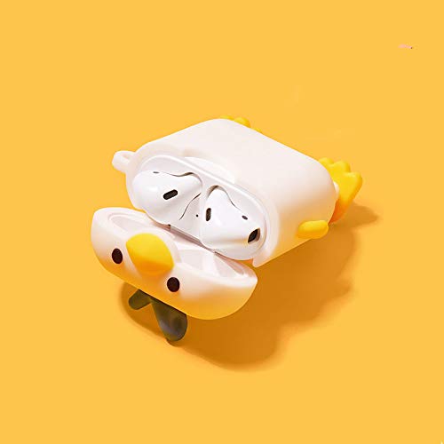 Cute Airpods Case Cover Cartoon Funny Silicone Airpods Case Cute Chick Shape Cover For Airpods 1 2 #TOP1