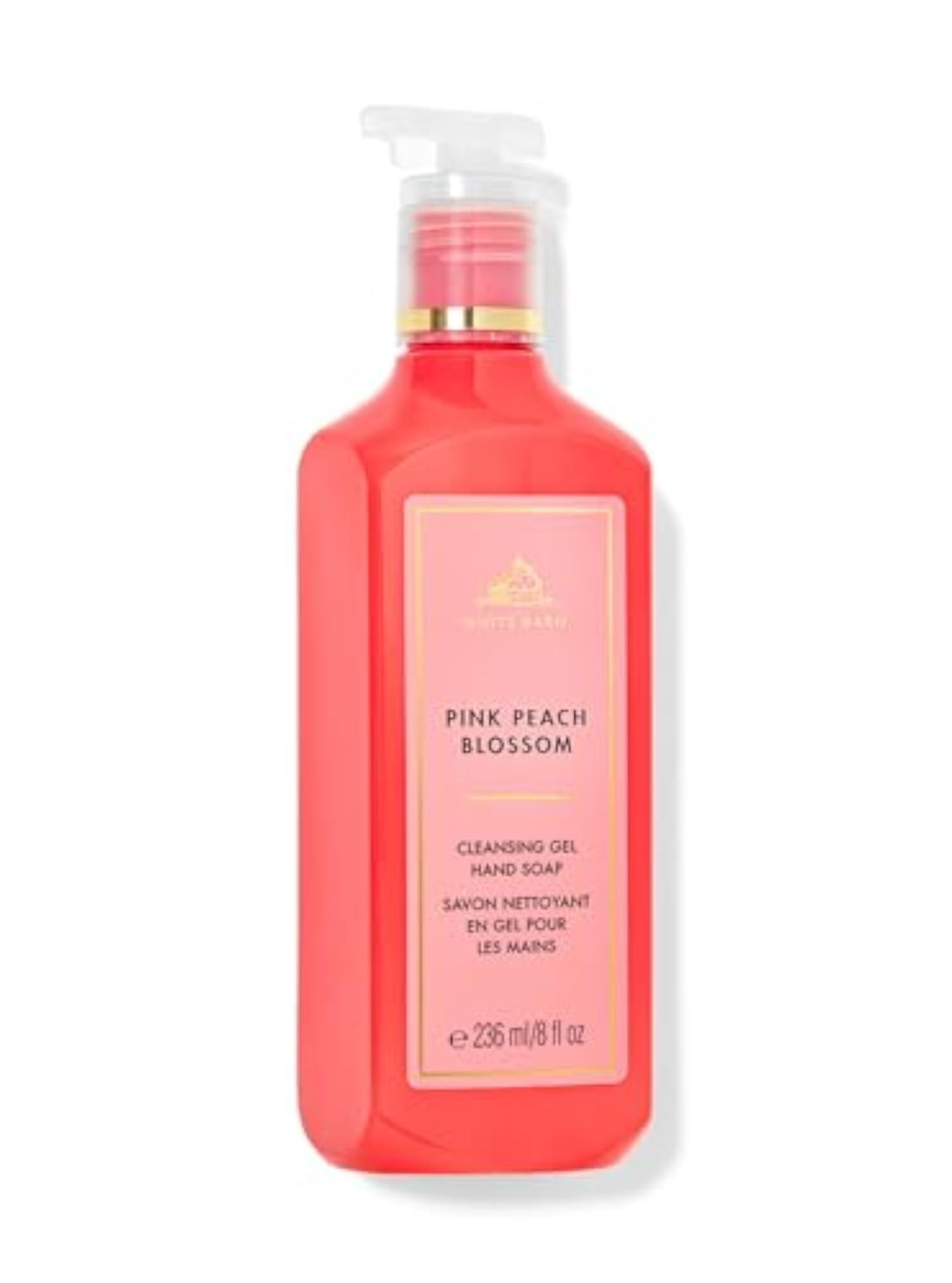 Pink Peach Blossom Cleansing Gel Hand Soap, Luxurious