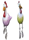 【Huhn Gartendeko】: Dieses wunderschöne Kunstwerk kann im Garten platziert werden. Schauen Sie es sich an. Seine Schönheit und seine leuchtenden Farben werden Sie glücklicher machen.