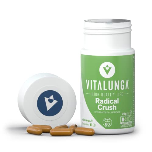 Complesso Di Ashwagandha Cardo-Mariano Curcuma e Piperina Plus - Capsule di Integratore Antiossidante Depurativo Fegato e Antiage con Aggiunta Di Whitaminia e Chlorella