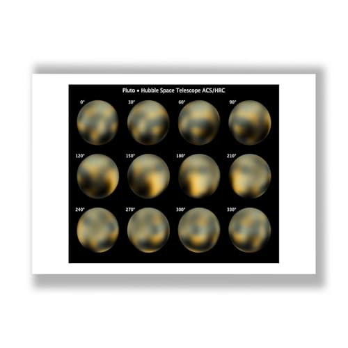 Impression d'archivage Pluton Hubble papier mat haute durabilité Spiffing