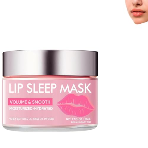 Mascarilla De Noche For Labios, Mascarilla For Labios, Colágeno For Labios, Bálsamo Labial Con Ácido Hialurónico, Aceites For Labios For El Cuidado Nocturno De Los Labios(1pcs)
