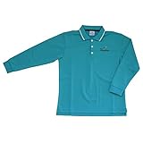 秋冬モデル パラディーゾ ジュニアウエア 長袖ポロシャツ WSJ01F 130cm ターコイズ