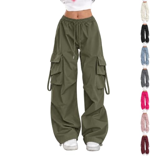 Women's Cargo Pants Fall Outdoor Light Water Resistant Wide Leg Work Pants - image 1