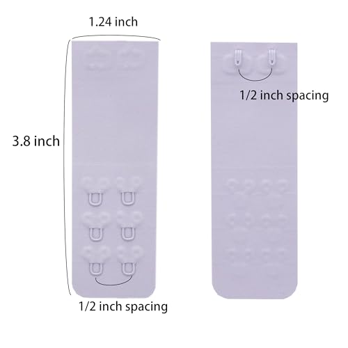 Image of SAMGU Women's Bra Extenders 2 Hook /3 Hook /4 Hook /5 Hook /6 Hook Soft Stretchy