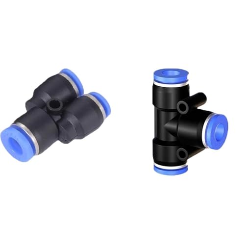 Accesorios de aire y agua tipo Y de 12-8mm con conexión rápida PEG