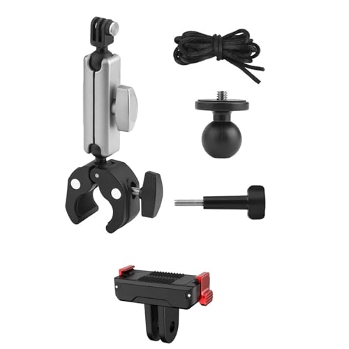 ݊܂ DJI Action 5 Pro/Osmo 360/Insta360 X5/X4/GoProɑΉ - oCNp]ԃz_[A360°]Ԃh~JANZT[tnho[}Eg(For Osmo 360)
