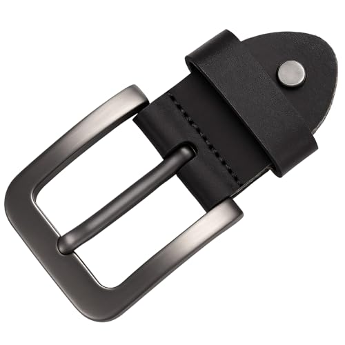 tiyiyok Hebillas Cinturon Hombre, Hebilla de Repuesto Negra, una Sola Hebilla de Cinturón para Reemplazar el Cinturón Negro, Ancho 3,6 3,9 CM, Resistente y Duradera en Aleación de Zinc