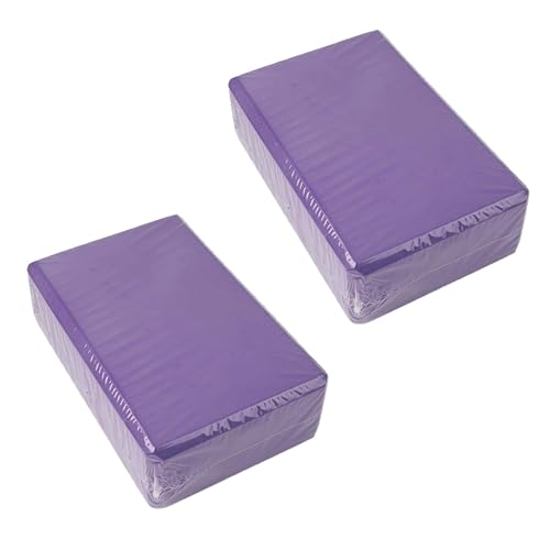 Yoga Blocks 2 Pack High Density Non‑Slip Foam Bricks