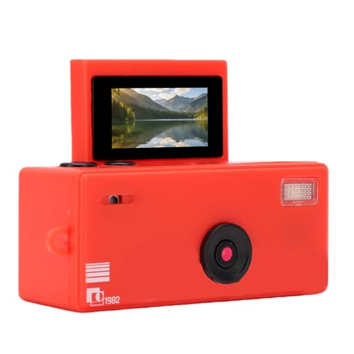 Acogedor �~�j�L�[�`�F�[���J�����A1080P HD 12MP�f�W�^���J�����A130°�L�p�����Y�A0.96�C���`�t���b�v�X�N���[���A64GB�g���\�X�g���[�W�A�����t���b�V�����ځA���sVlog�⎩�B��ɍœK (��)